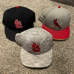 Bundle of St Louis Cardinals hats